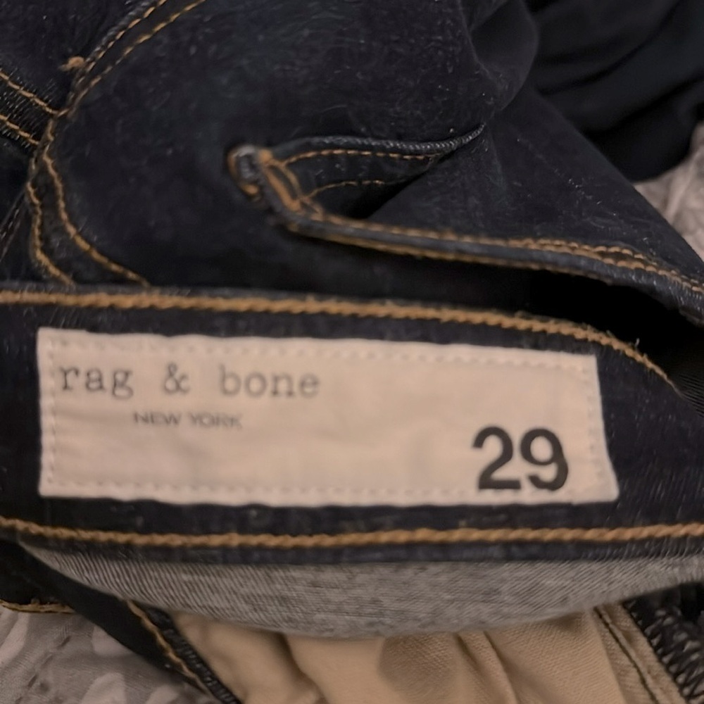 NWOT Rag & Bone Cate Mid Rise Ankle Skinny Women's Blue Jeans Size 29 - Picture 12 of 14